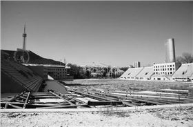 大連火車頭體育場改造項(xiàng)目-拆遷重建中