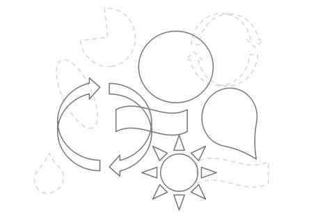 陽光、循環(huán)、綠色、科技因素構(gòu)成正能量科技新LOGO圖形聯(lián)想